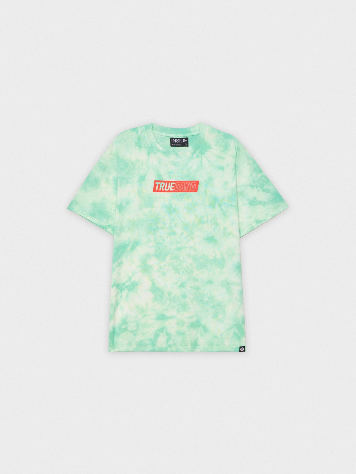 %Pto% Tie&dye t-shirt with text white