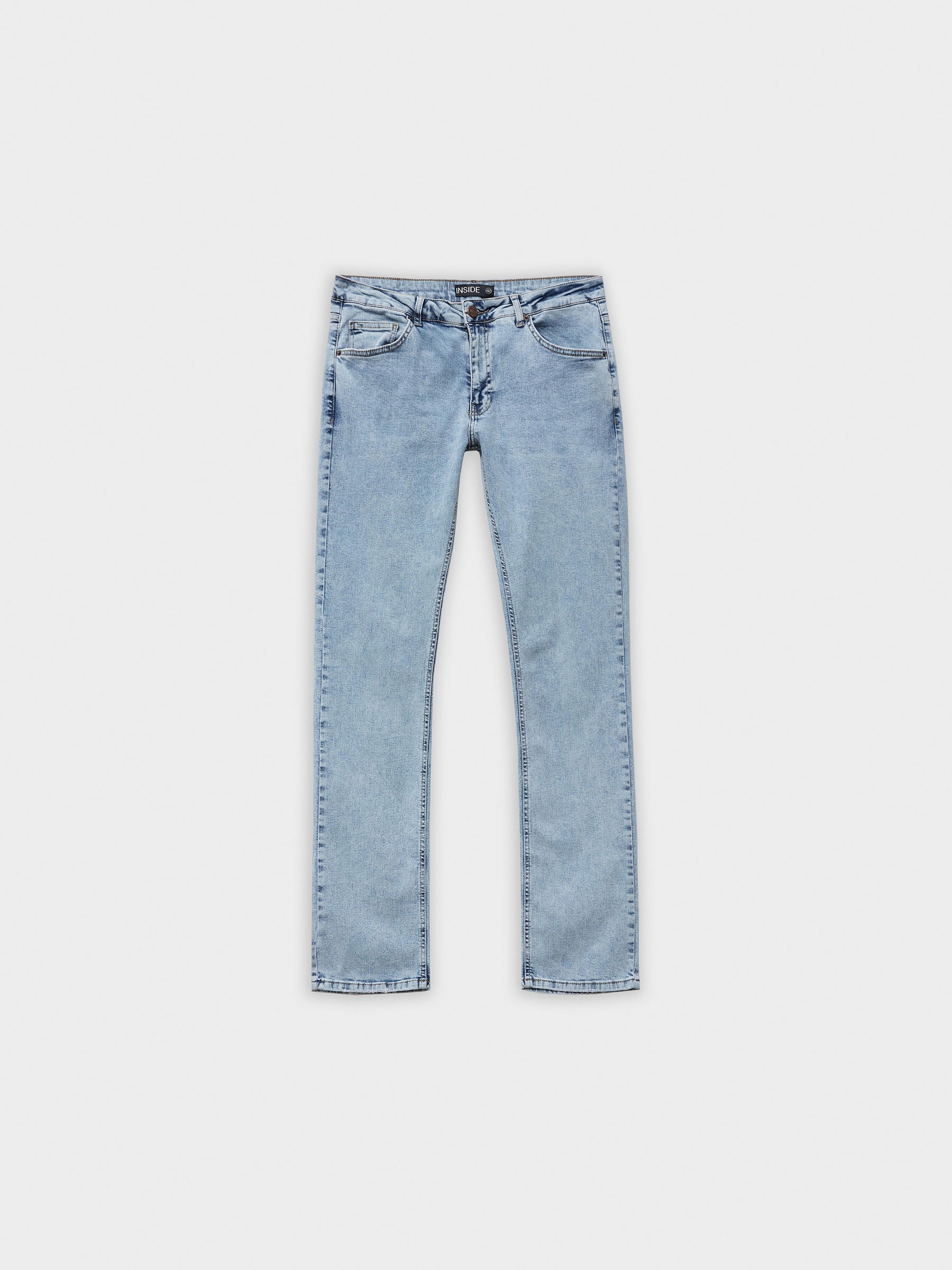 Regular jeans light blue general front view