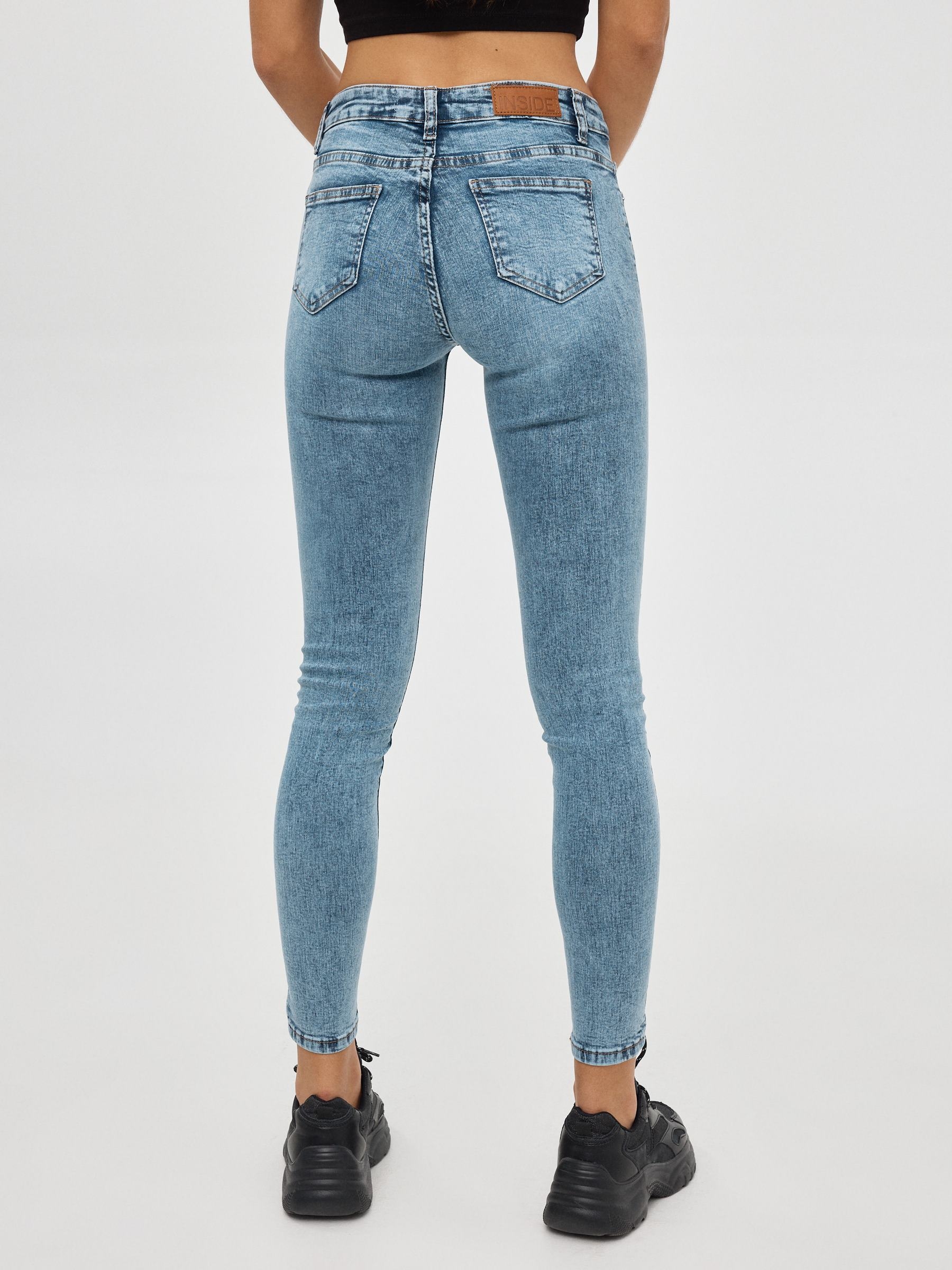 Mid rise skinny jeans