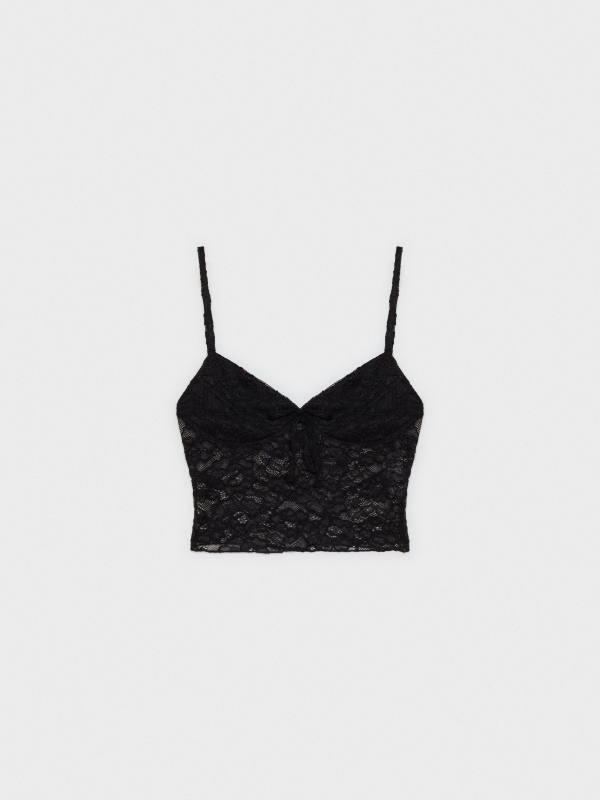  Top de tirantes blonde negro