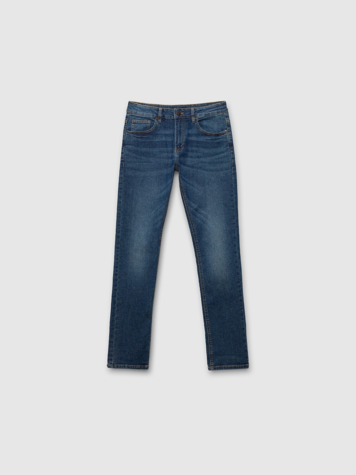 %Pto% Jeans regular tejido denim azul vista frontal