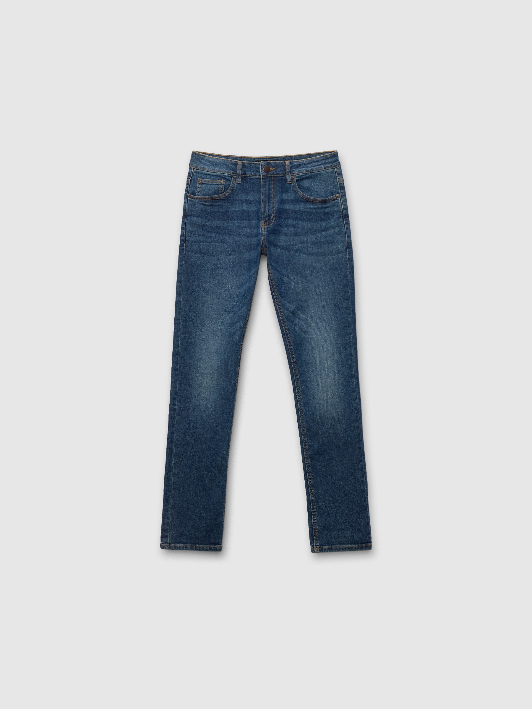 Regular denim jeans blue general front view