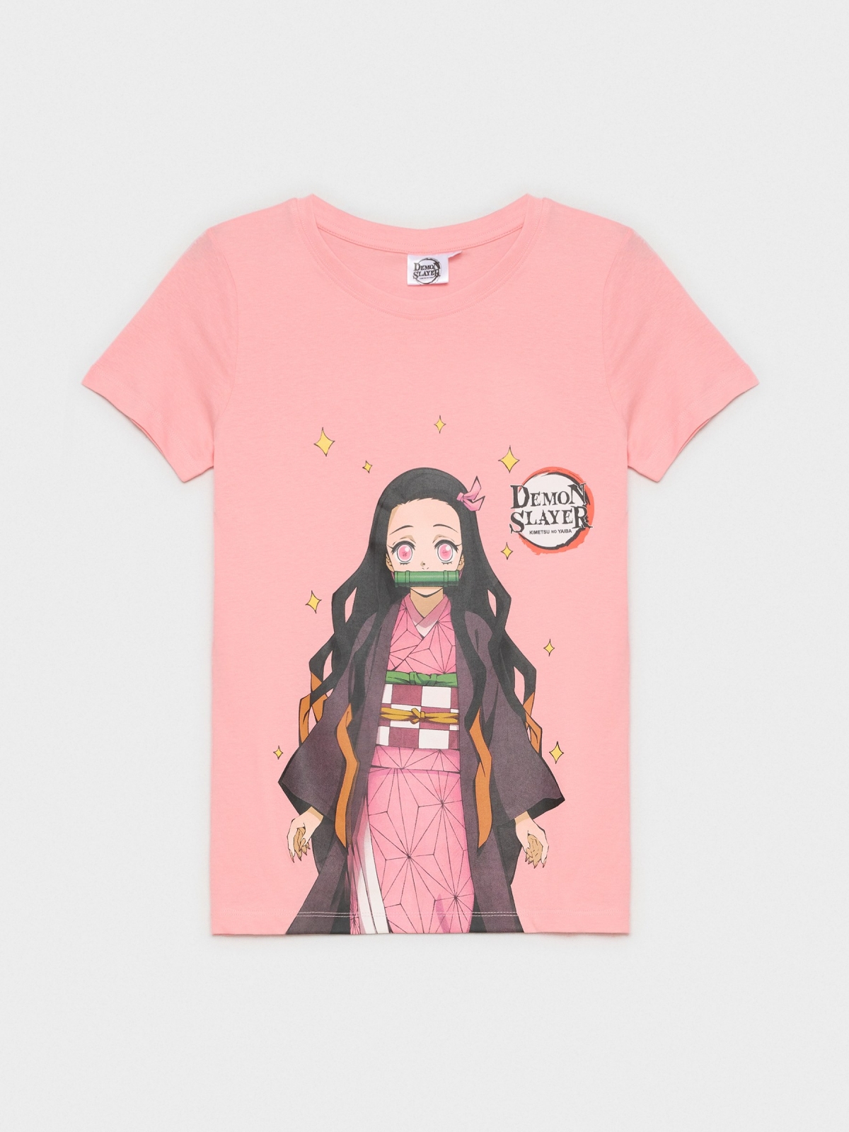 %Pto% Demon Slayer T-shirt light pink