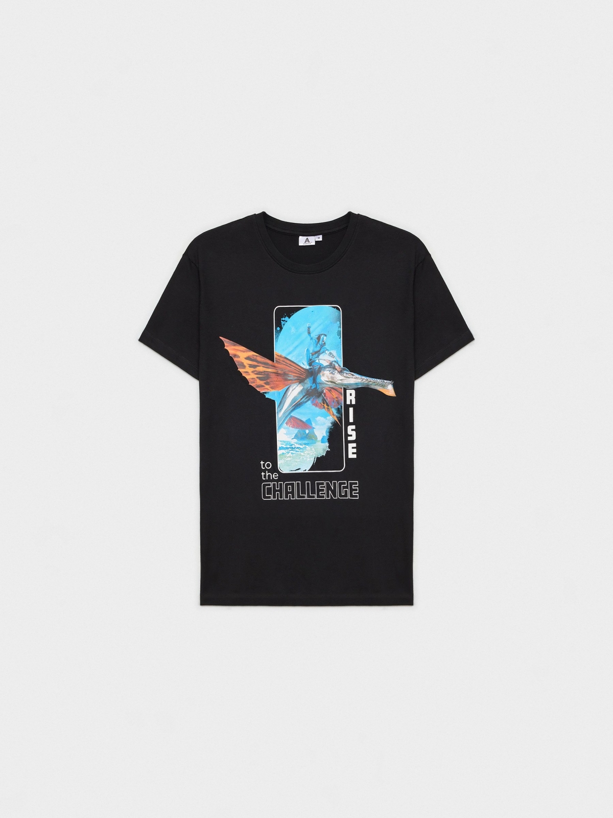 %Pto% Camiseta Avatar negro vista frontal