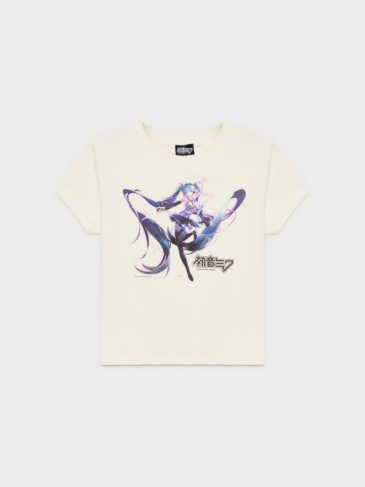 %Pto% Hatsune Miku T-shirt off white