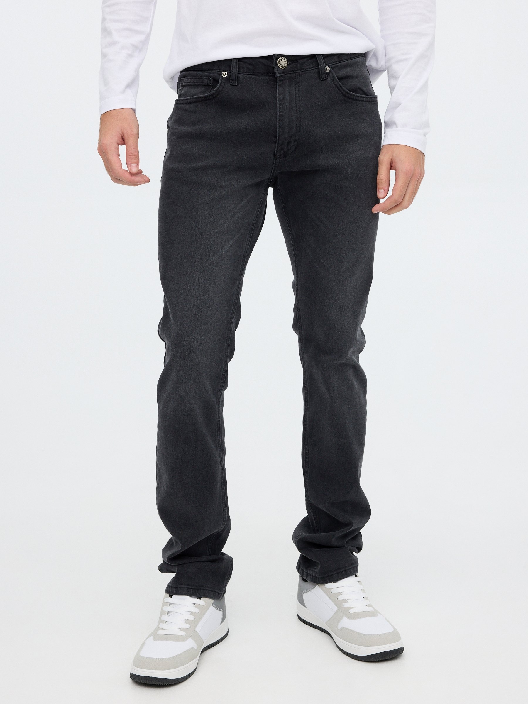 Jeans regular gris oscuro vista general frontal