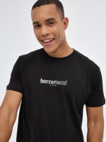 %Pto% Camiseta Horror negro