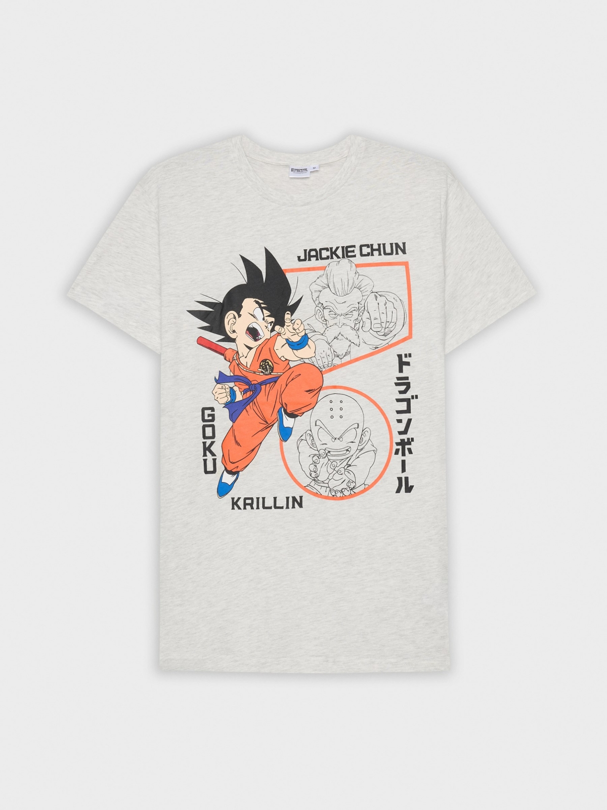 %Pto% T-shirt Dragon Ball cinza