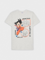 %Pto% T-shirt Dragon Ball grey