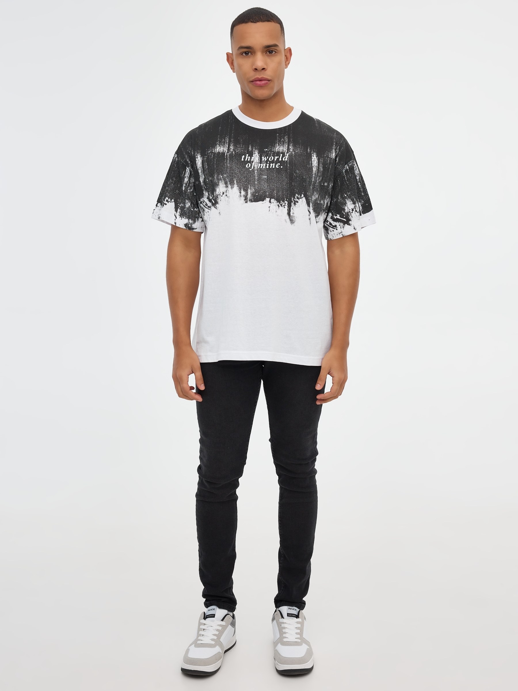 Camiseta This world of mine blanco vista media frontal