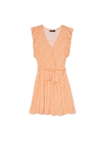 %Pto% Vestido floral naranja naranja