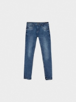 %Pto% Jeans slim denim blue front view