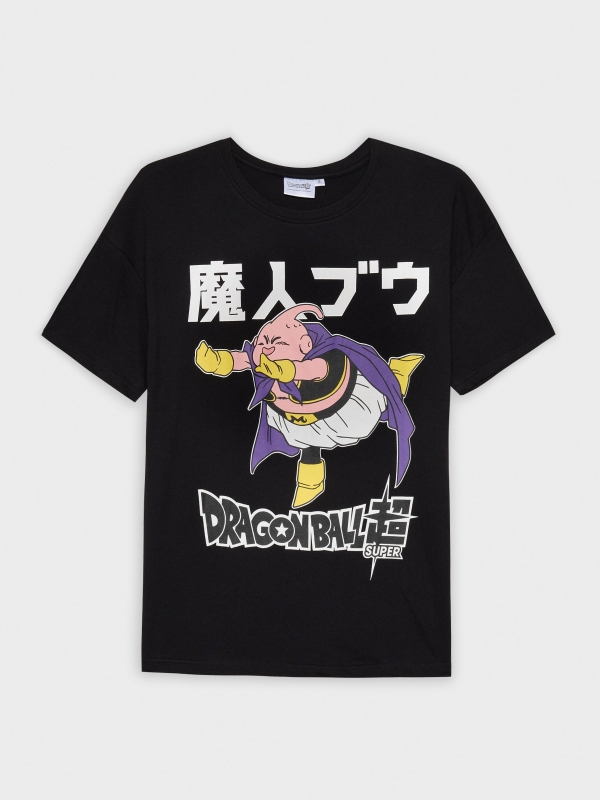 Camiseta oversized Dragon Ball negro vista detalle