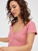 %Pto% Body Rib con corchetes rosa