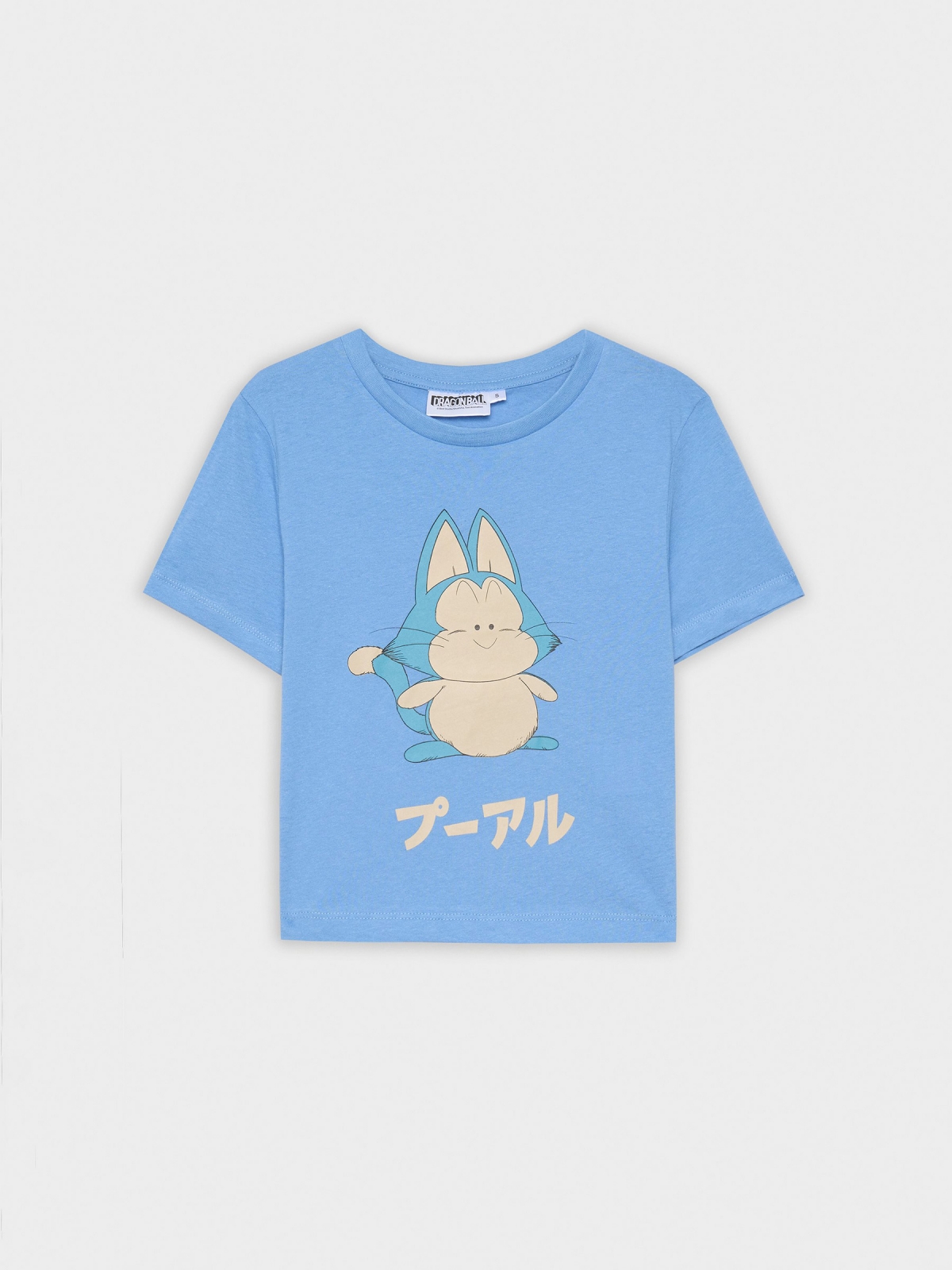 %Pto% Camiseta Dragon Ball azul acero vista frontal