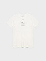 %Pto% Oversized T-shirt In Forest off white