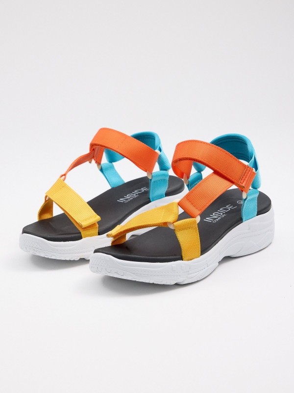 Sandalia desportiva multicolor multicolorido