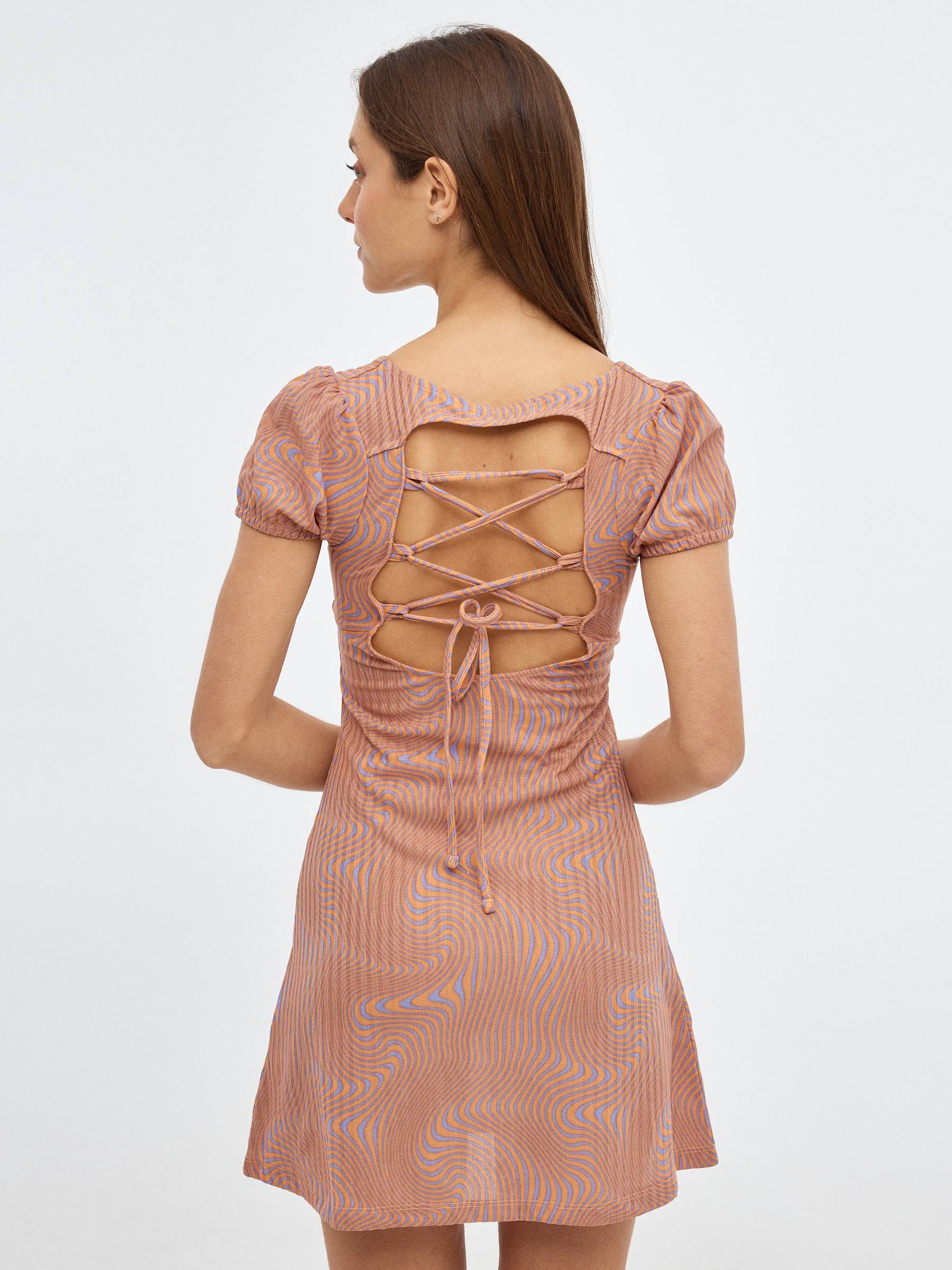 Vestido mini print psicodelico