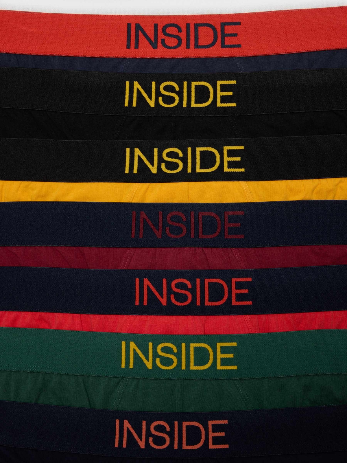 Calzoncillo slip liso pack 7 u vista detalle