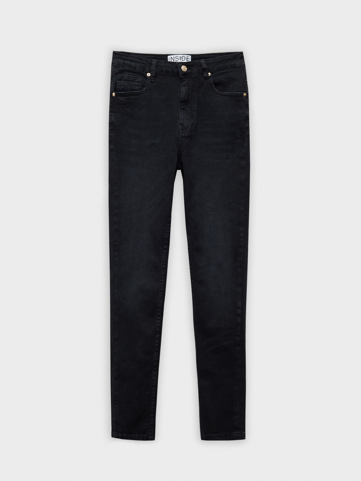 %Pto% High rise skinny jeans black
