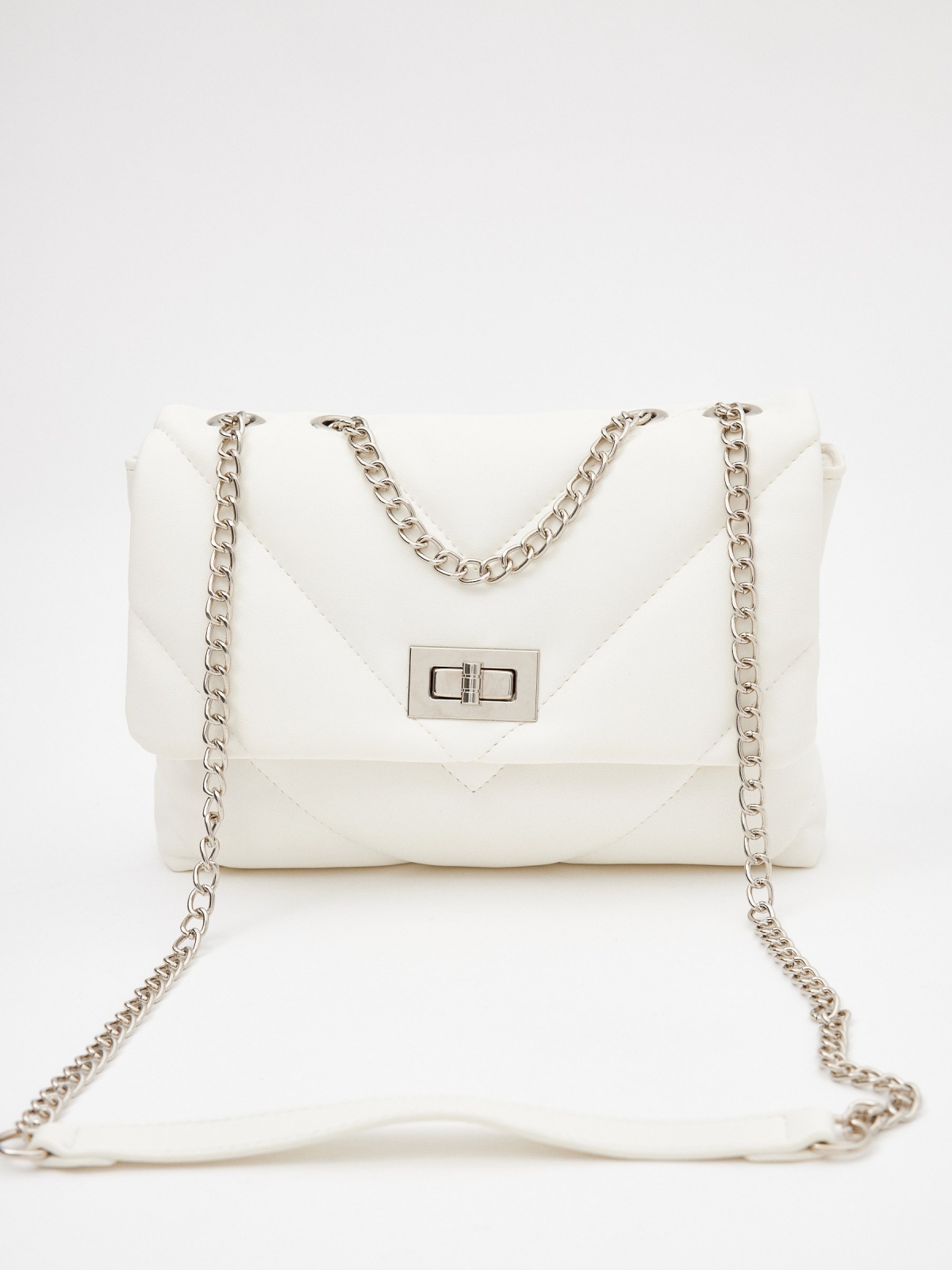 Handbag 24x16cm off white detail view