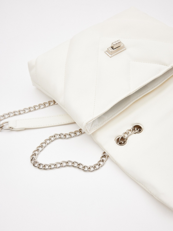 Handbag 24x16cm off white detail view