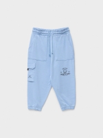 %Pto% Jogger Capri Pants steel blue