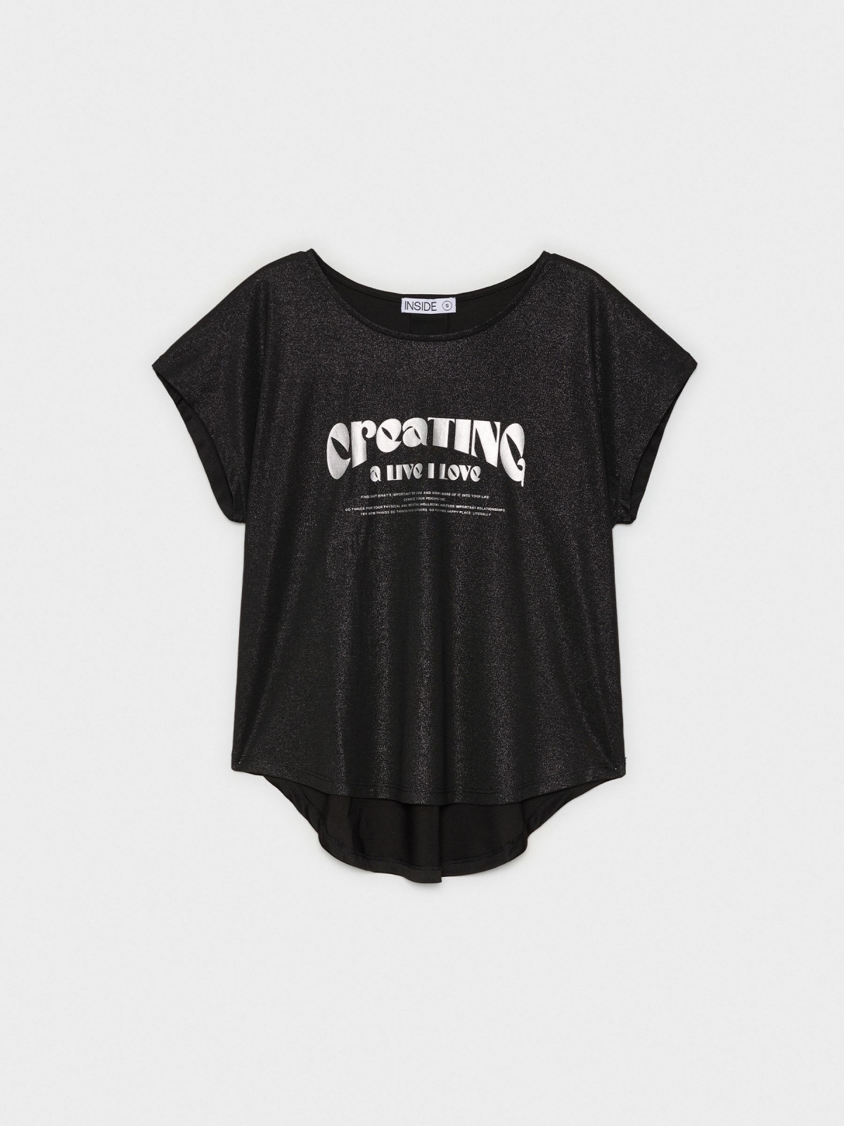 %Pto% Criar T-shirt preto