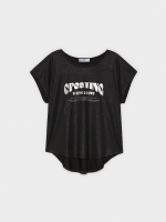 %Pto% Criar T-shirt preto