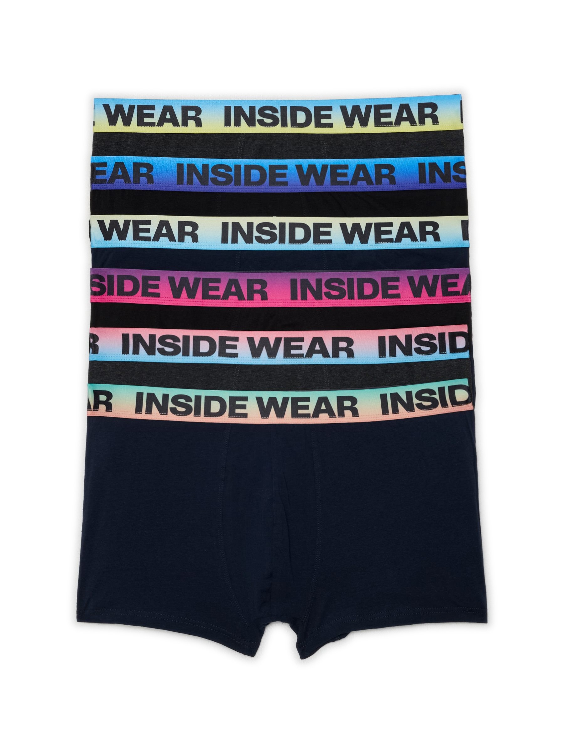 Calzoncillo boxer pack 6 unida vista frontal