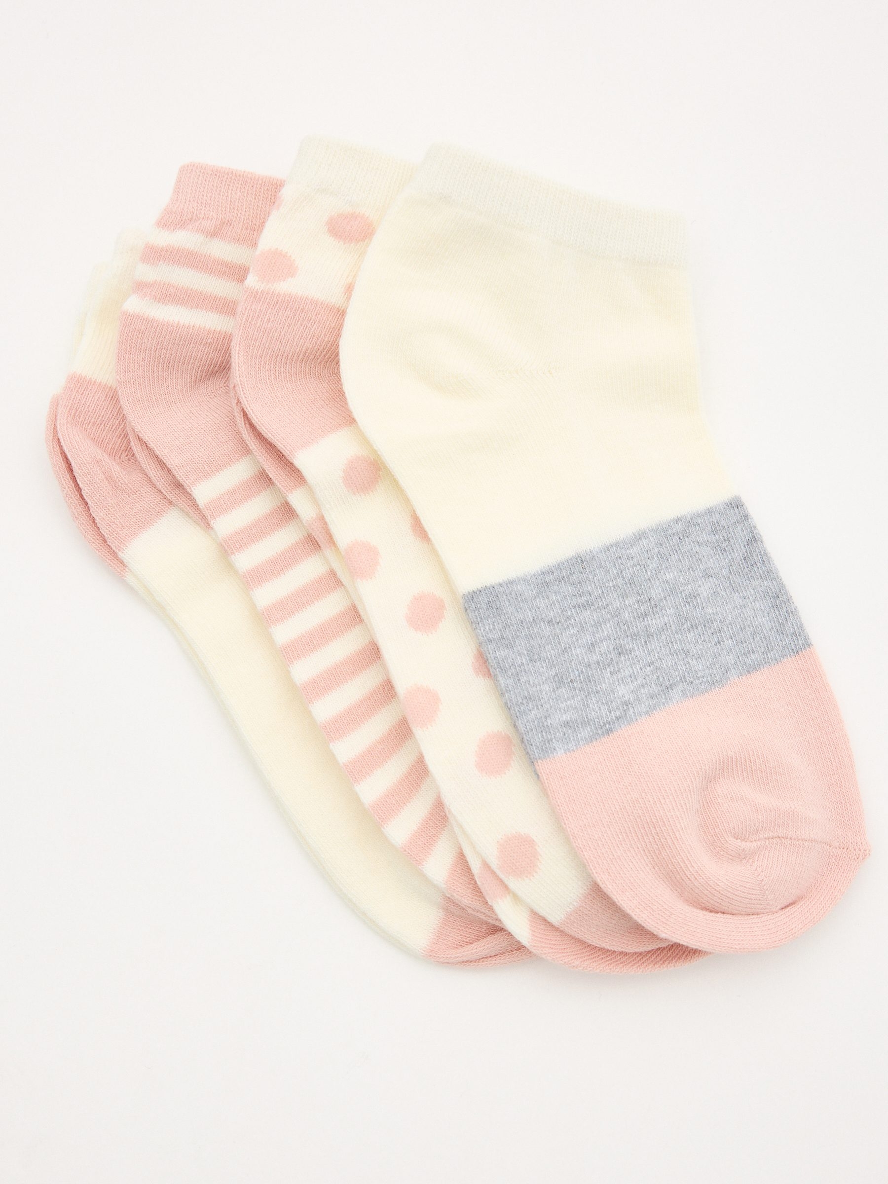 Ankle socks pack 4 assortment front view