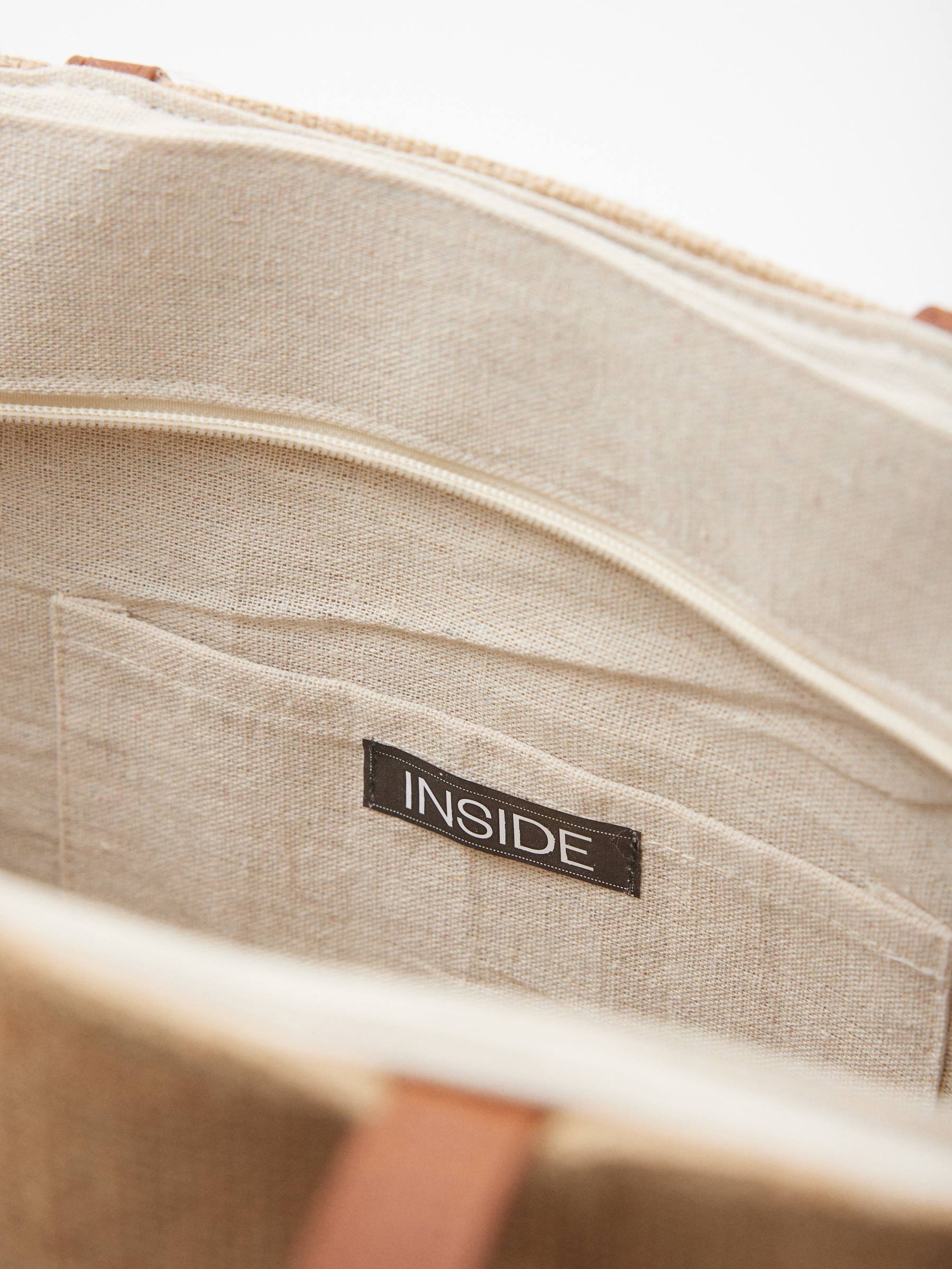 Totebag de juta bege