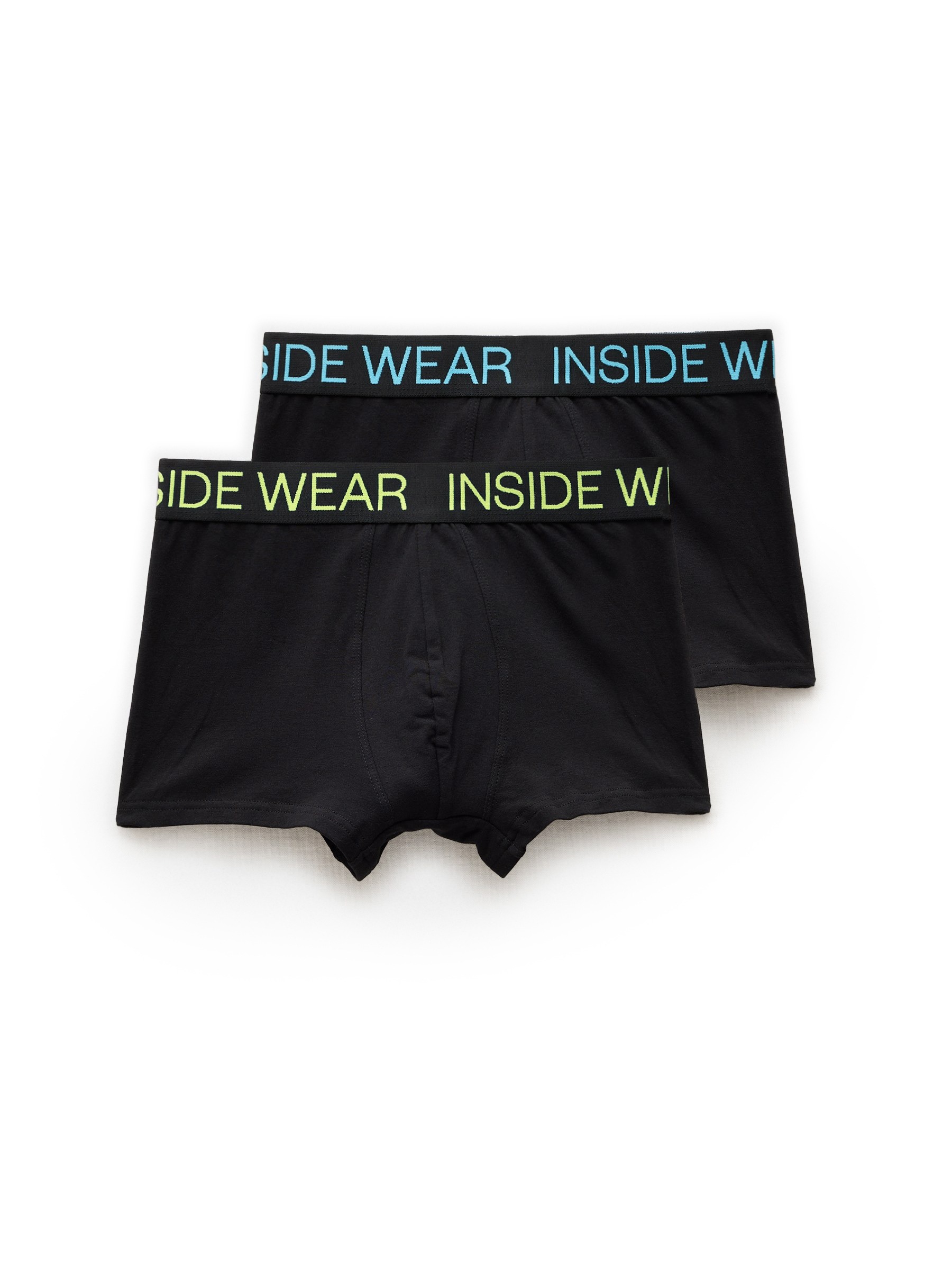 Plain boxer briefs 4-pack middle front view