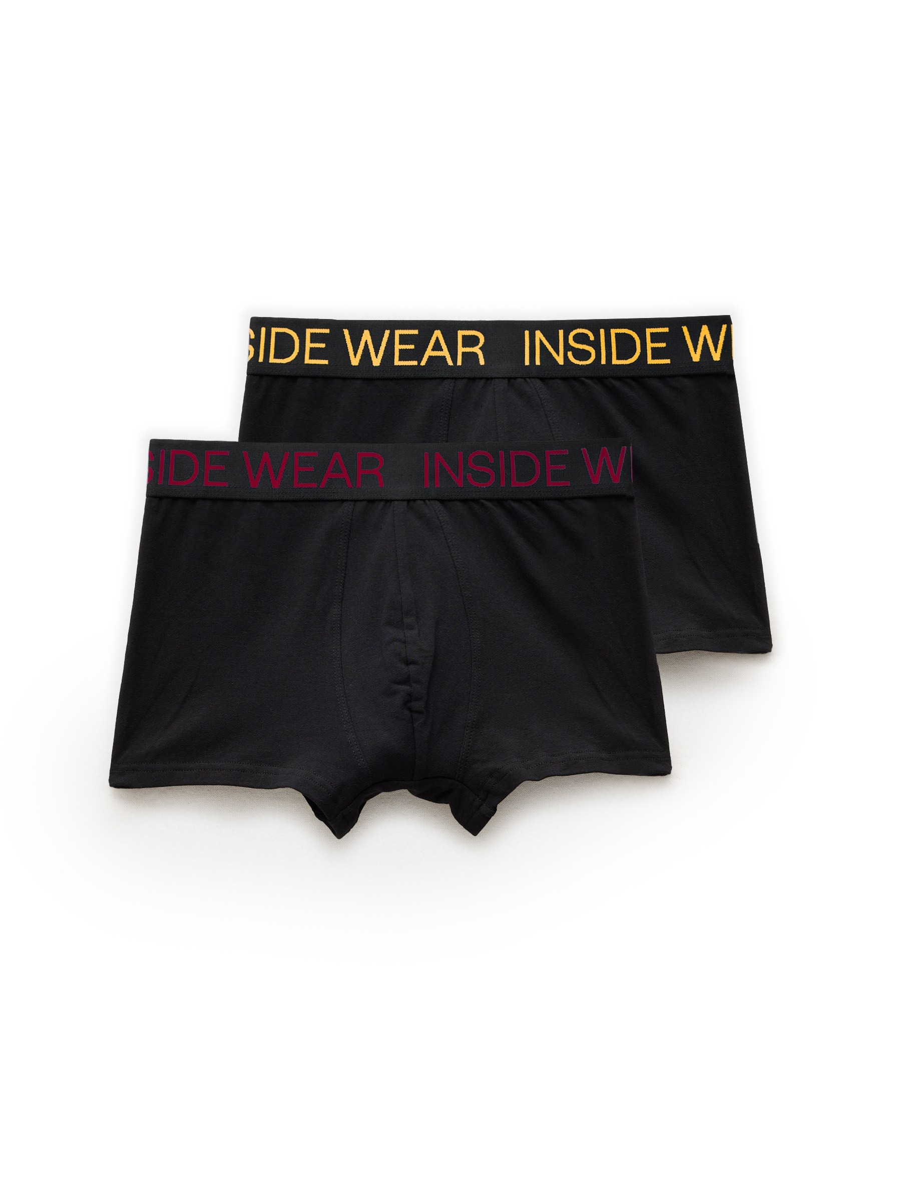 Boxer briefs simples 4 pack vista meia frontal