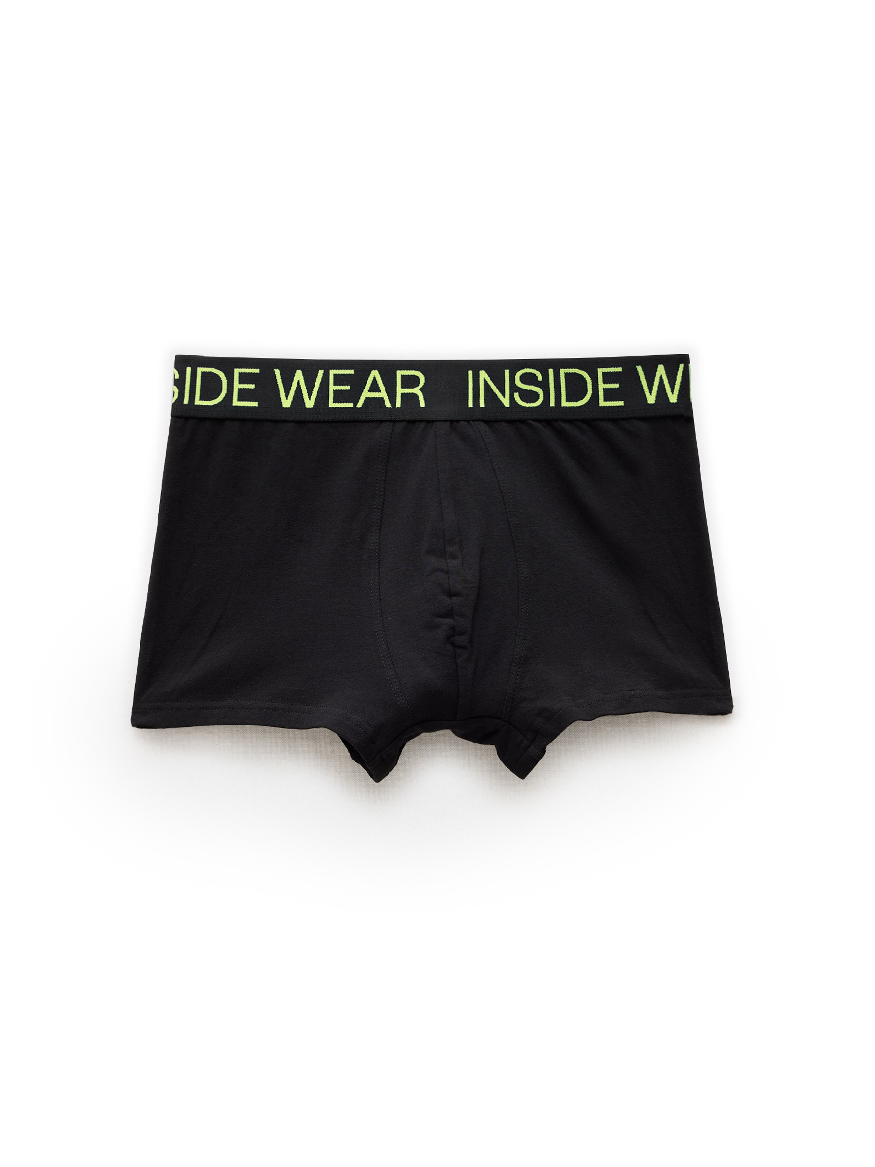 Calzoncillo boxer liso pack 4 vista media frontal