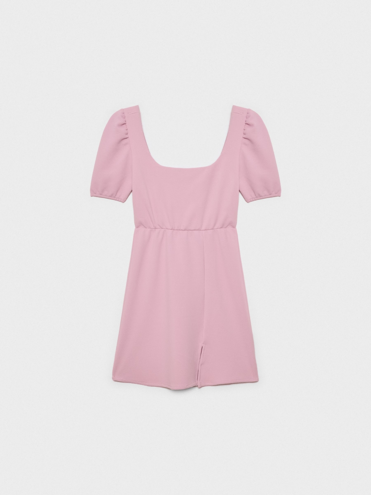 %Pto% Vestido mini con textura malva