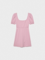 %Pto% Mini dress with texture mauve