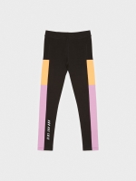 %Pto% Legging de punto estampados negro