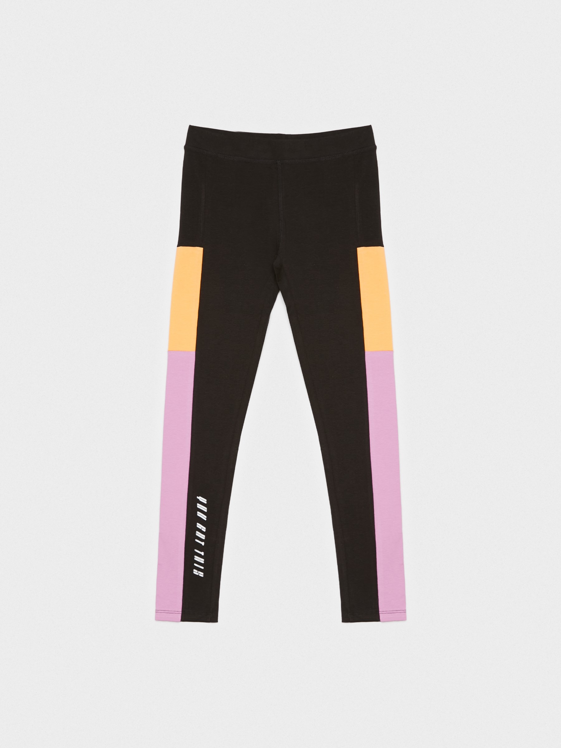 Printed knitted leggings