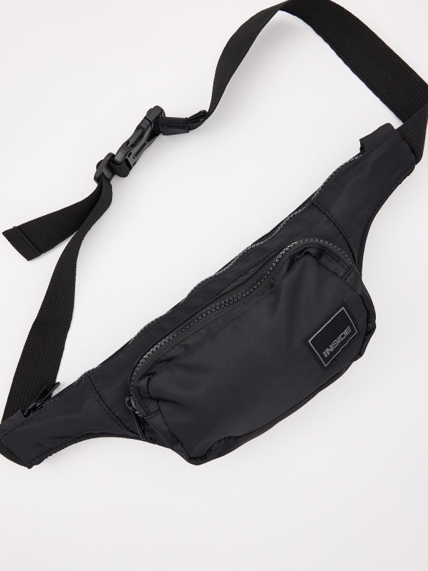 Men's nylon fanny pack detail view