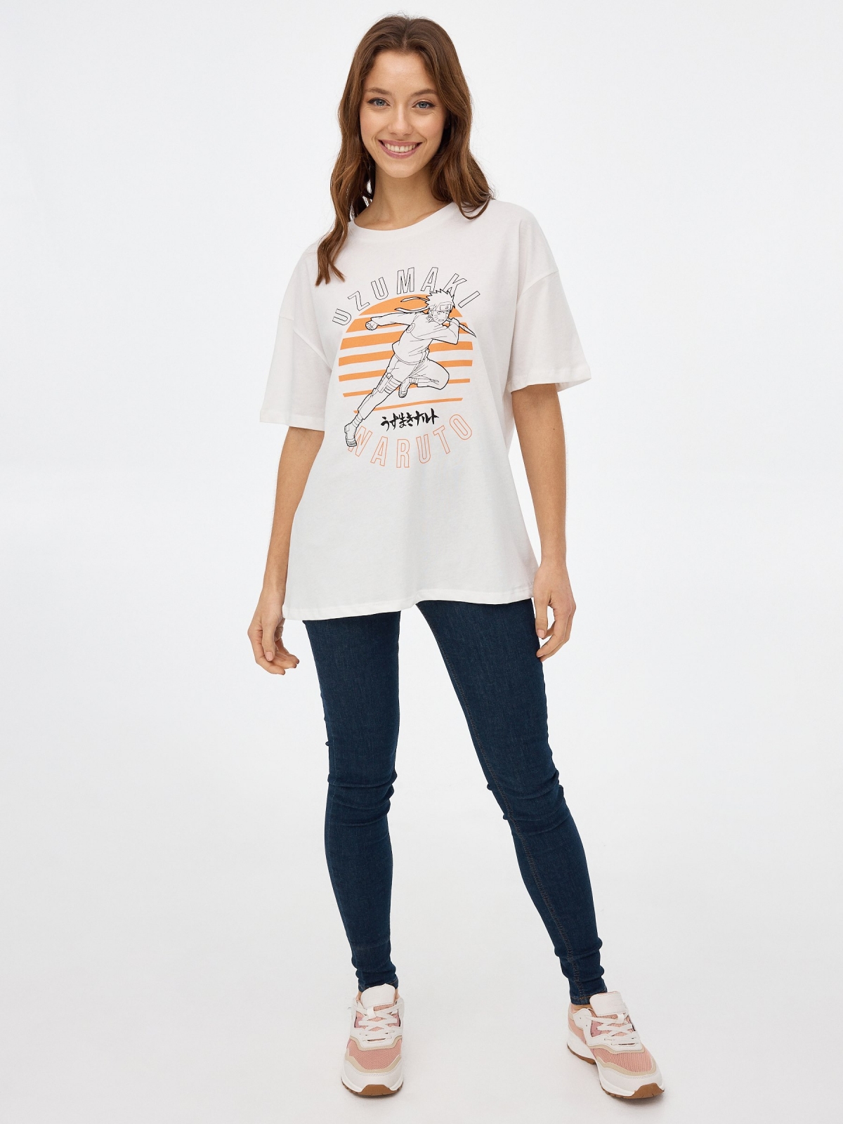 Naruto  T-shirt off white general front view