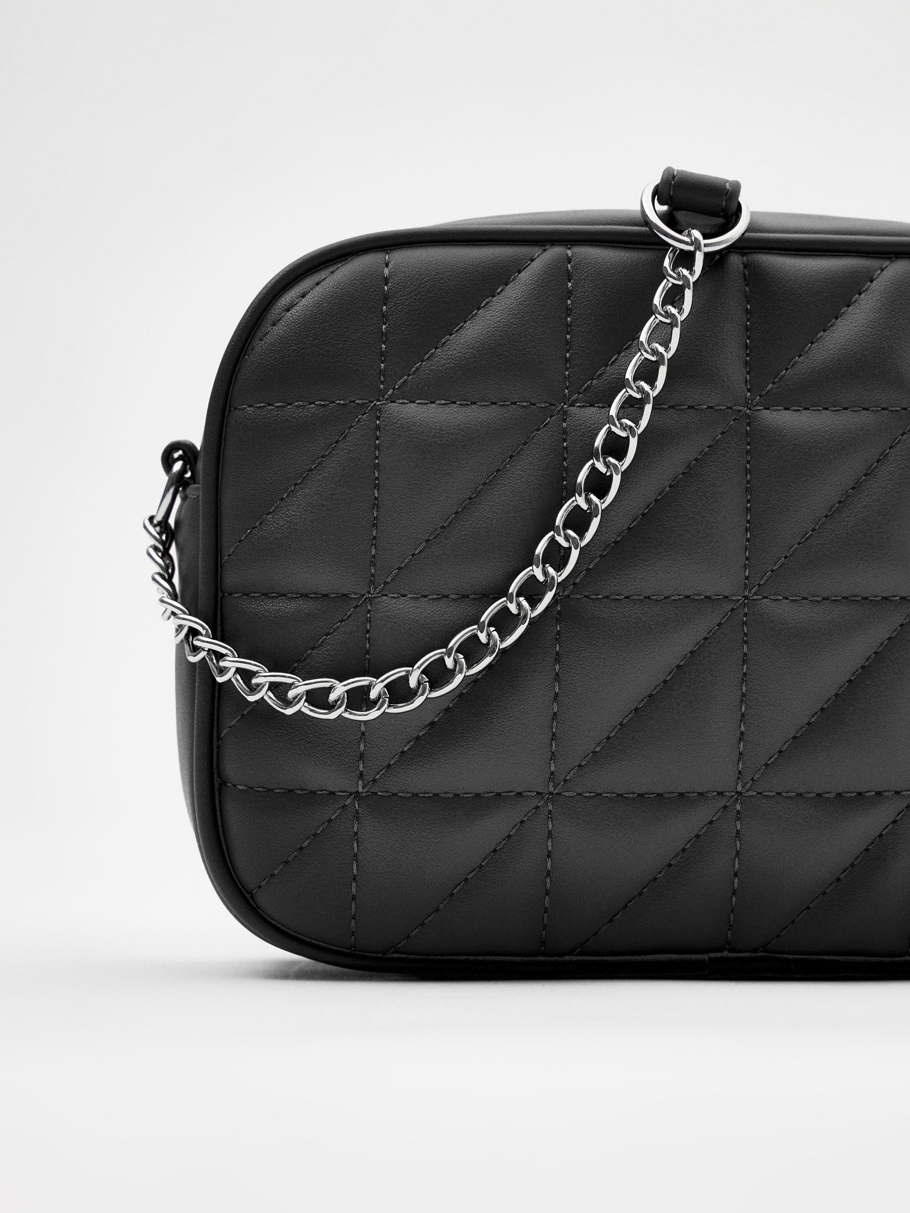 Bolso cruzado 21x15x6cm negro