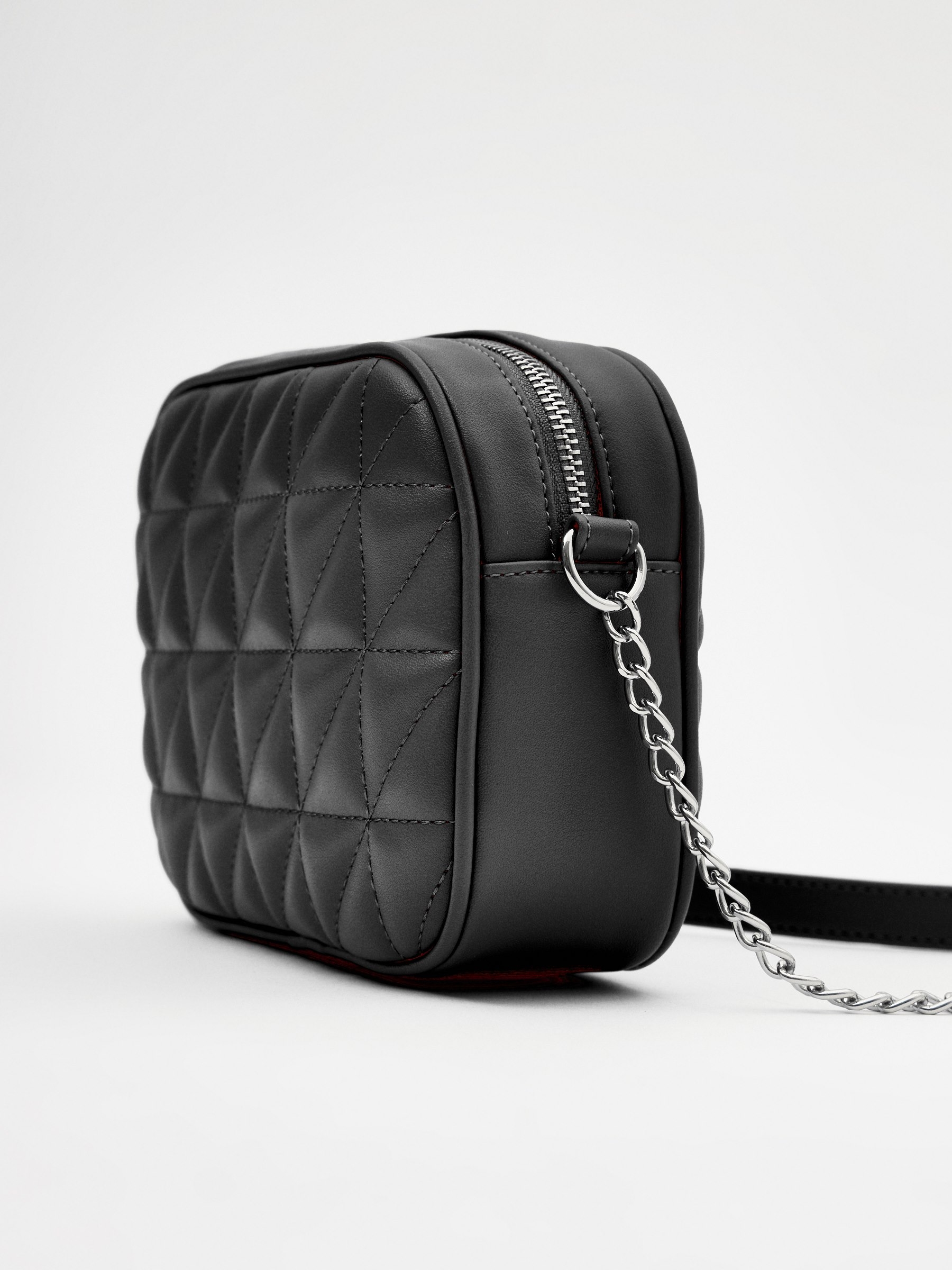 Saco de corpo cruzado 21x15x6cm preto