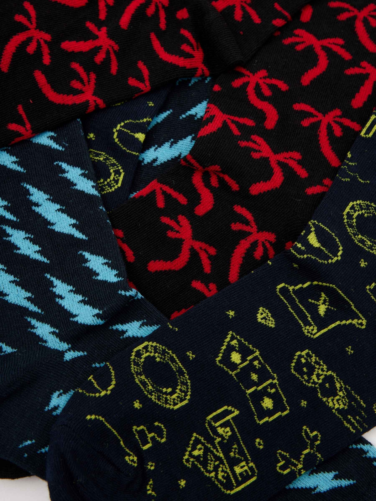 Pack of 3 men's fancy socks