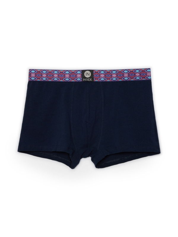 Printed boxer briefs for men multicolor detail view