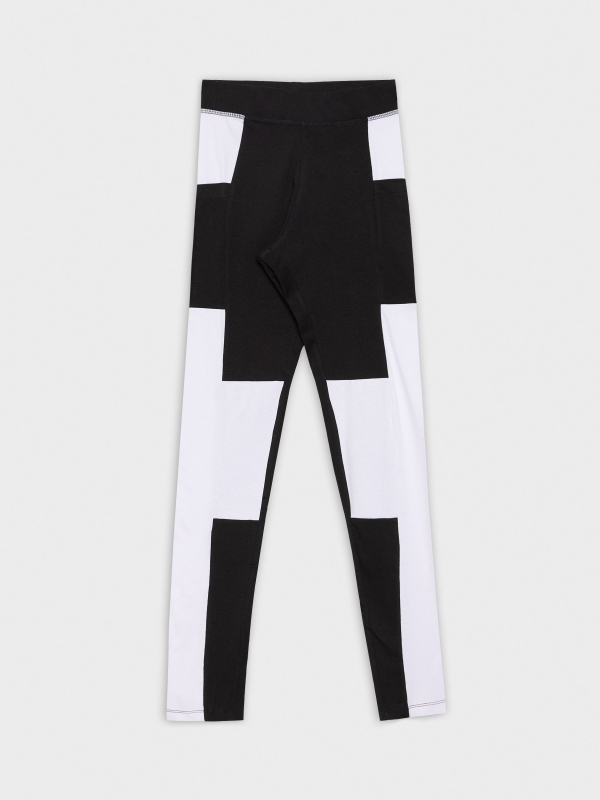  Legging de pernas com bolsos preto