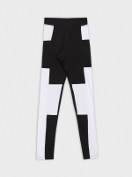 %Pto% Legging de pernas com bolsos preto