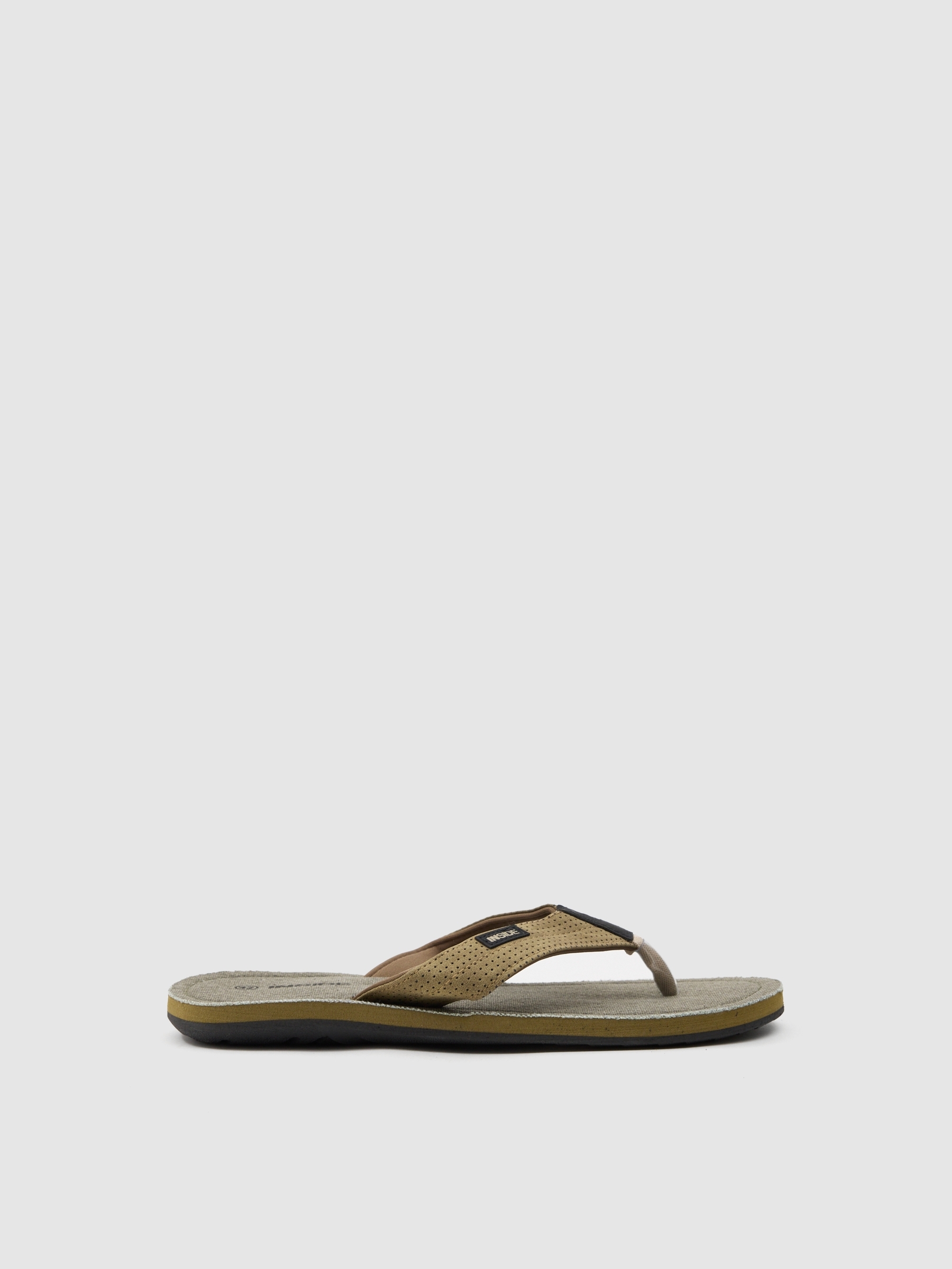 Dot sandal powdered green