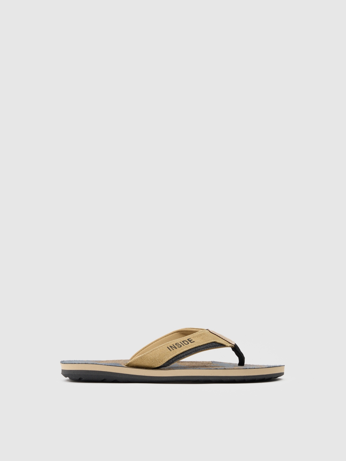 Denim sandal sand