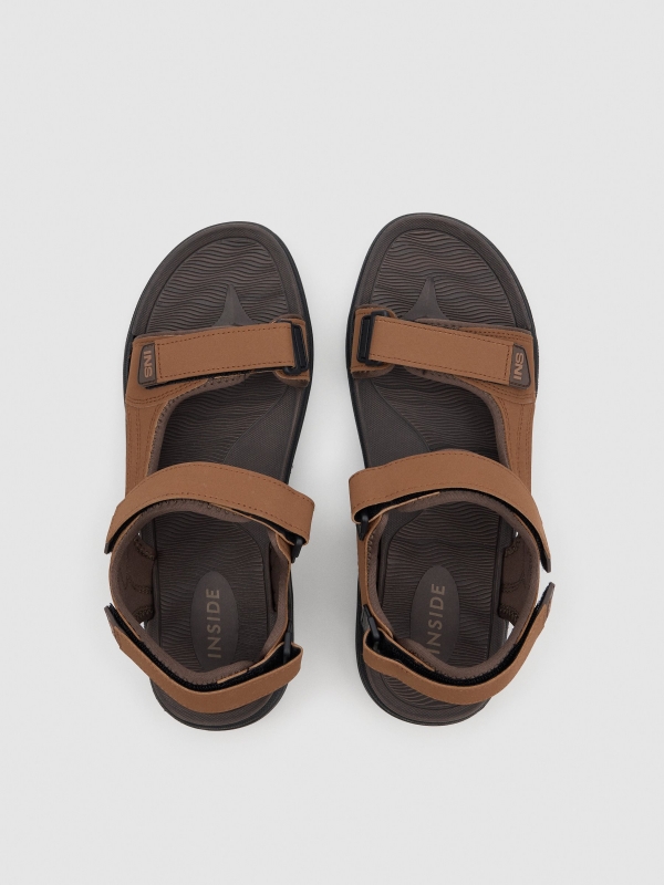 Crab sandal light brown zenithal view